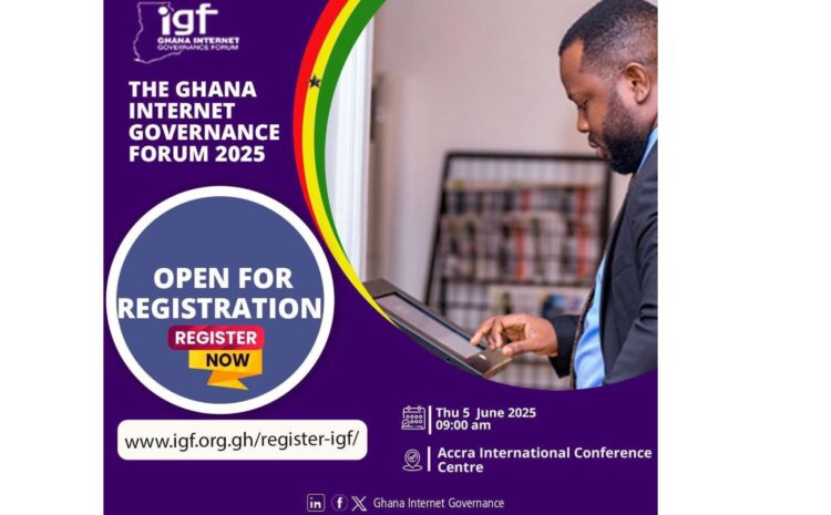 π’ Secure your spot at the Ghana Internet Governance Forum 2025! π¬π